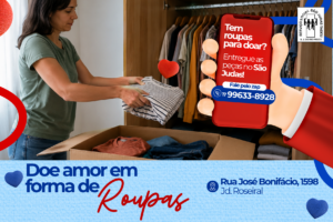 Campanha arrecada roupas para o São Judas